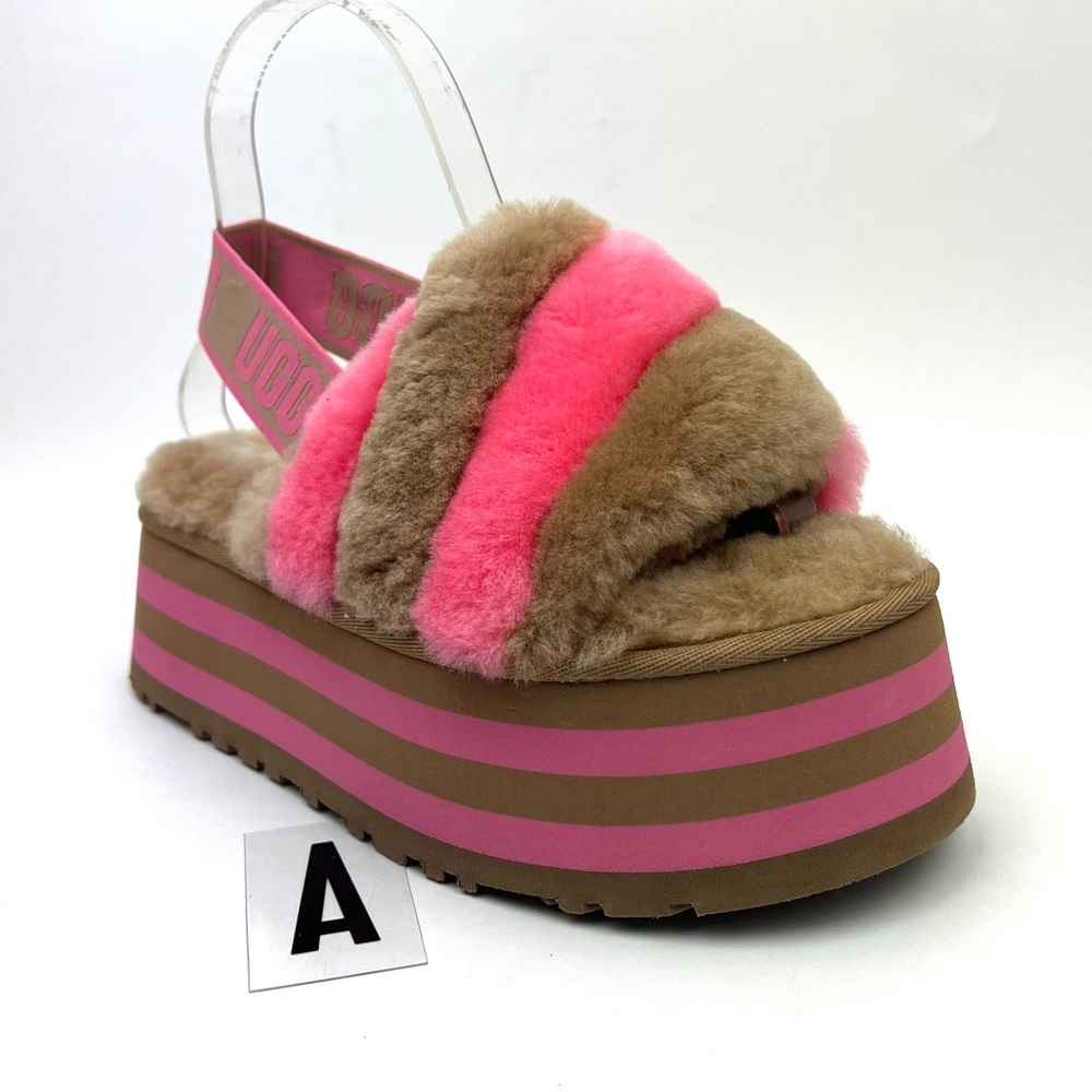 UGG Disco Genuine Shearling Slingback Slipper SZ 6